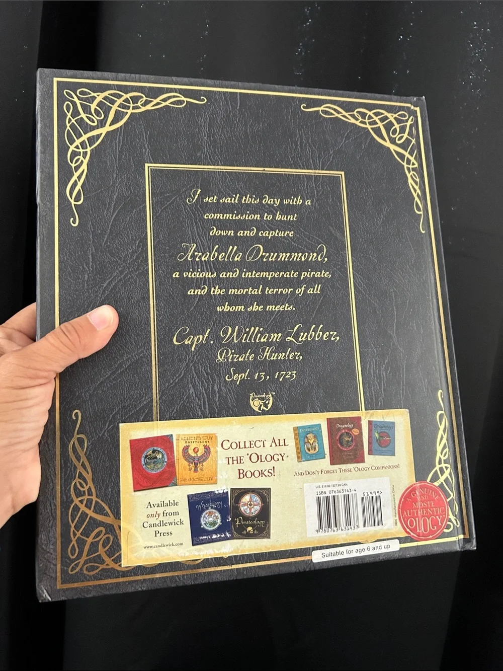 Pirateology Hardcover Book with “Capt. Lubbers Journal” - preowned
